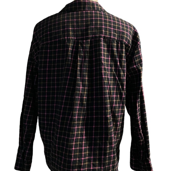 Madewell Flannel Westlake Shirt in Stoppard Plaid XS - Picture 3 of 10